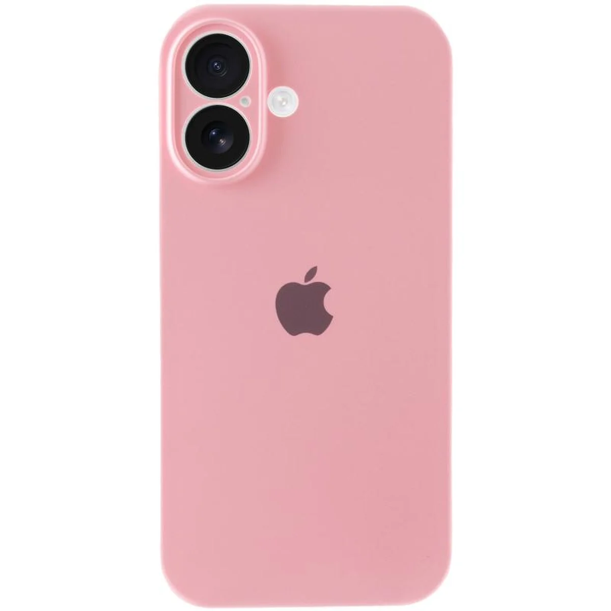 Чехол Silicone Case Full Camera Protective (AA) для Apple iPhone 17 (6.3") Розовый / Light pink