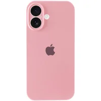 Чехол Silicone Case Full Camera Protective (AA) для Apple iPhone 17 (6.3") Розовый / Light pink