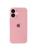Чехол Silicone Case Full Camera Protective (AA) для Apple iPhone 17 (6.3") Розовый / Light pink