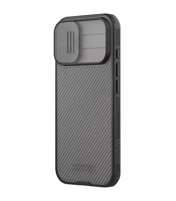 Карбоновая накладка Nillkin CamShield Pro для Apple iPhone 17 (6.3") Transparent black