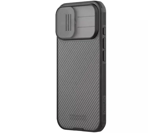 Карбоновая накладка Nillkin CamShield Pro для Apple iPhone 17 (6.3") Transparent black