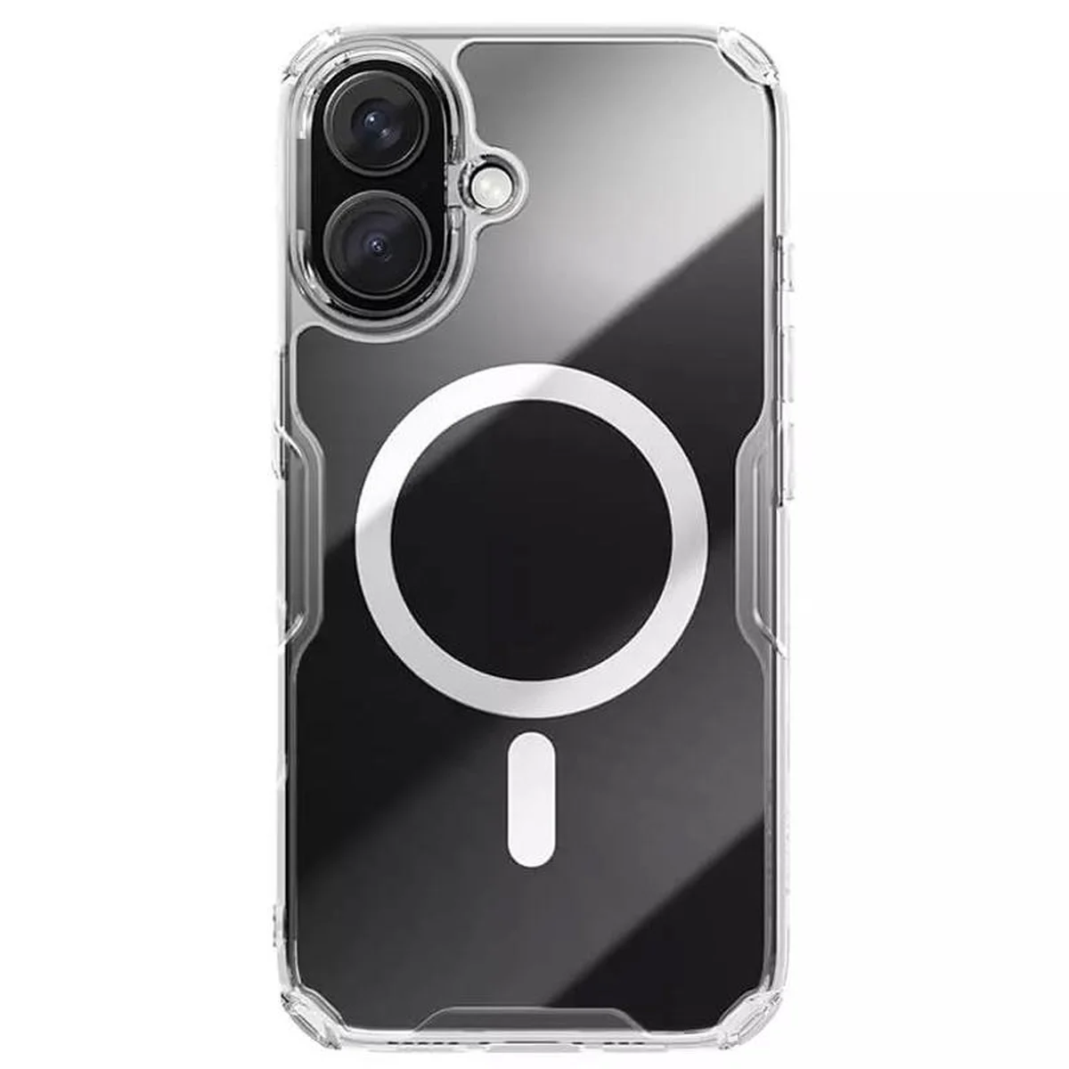 TPU чехол Nillkin Nature Pro Magnetic для Apple iPhone 17 (6.3") Бесцветный (прозрачный)