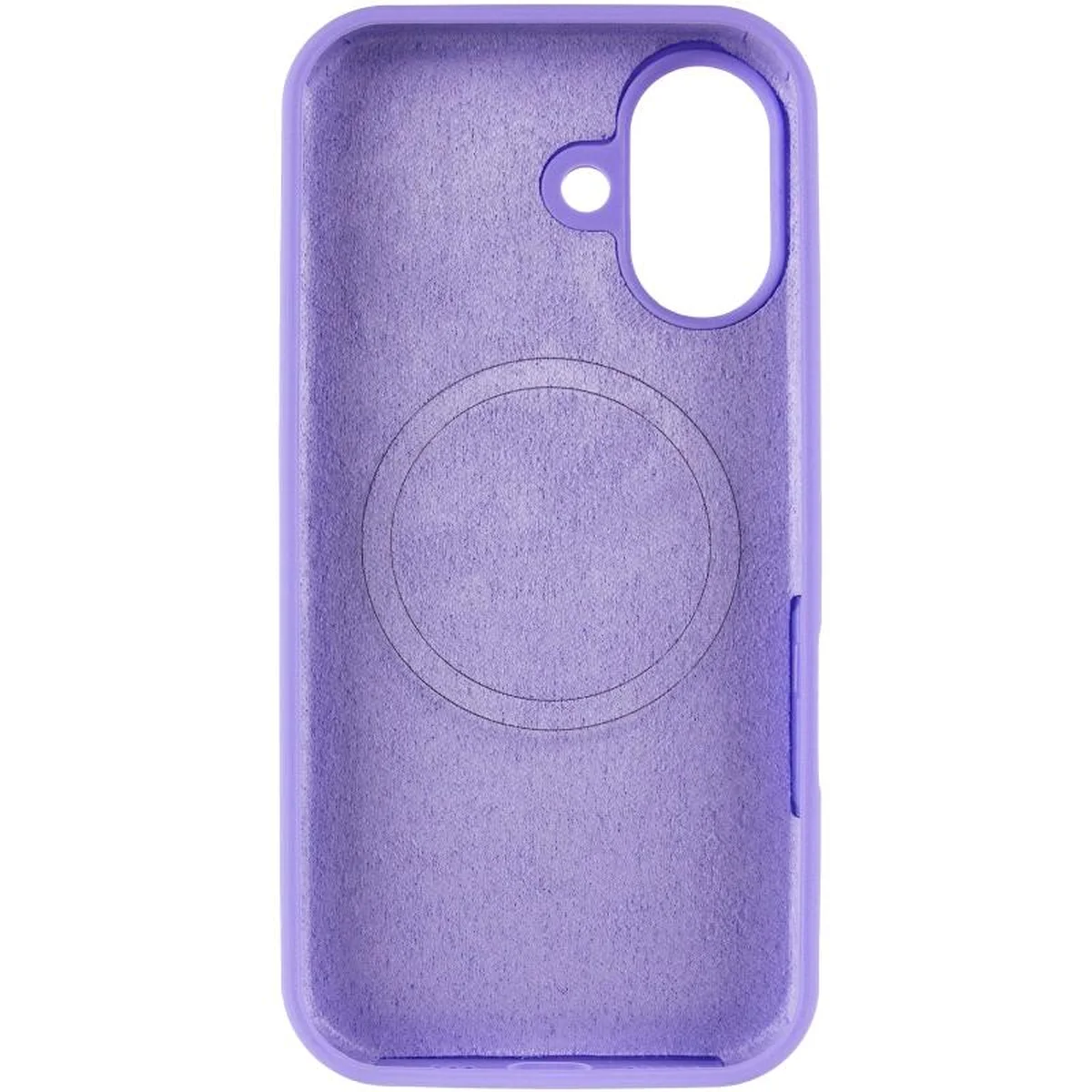 Чохол Silicone Case Full Protective (AA) V2 with MagSafe для Apple iPhone 17 (6.3") Бузковий / Dasheen
