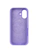 Чехол Silicone Case Full Protective (AA) V2 with MagSafe для Apple iPhone 17 (6.3") Сиреневый / Dasheen