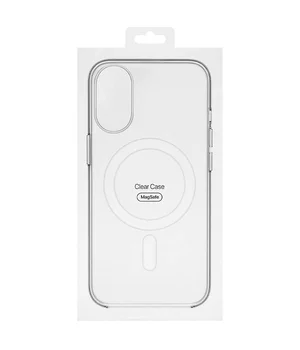Чехол Clear Case (AAA) with MagSafe and Animation для Apple iPhone 17 (6.3") Clear