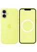 Чохол Silicone case (AAA) with Magsafe and Animation для Apple iPhone 17 (6.3") Neon Yellow
