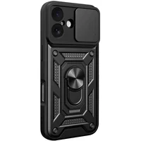 Чехол Ummi Camshield Serge Ring для Apple iPhone 17 (6.3") Черный / Black