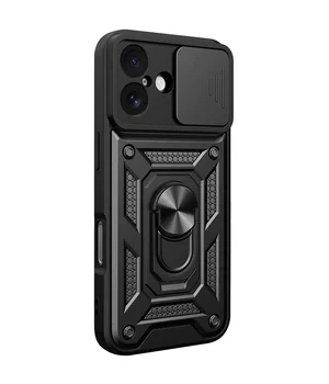 Чохол Ummi Camshield Serge Ring для Apple iPhone 17 (6.3") Чорний / Black