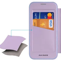 Чехол-книжка Dux Ducis Skin X Pro with MagSafe для Apple iPhone 17 (6.3") Purple Pink