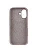 Чехол Silicone Case Full Protective (AA) V2 with MagSafe для Apple iPhone 17 (6.3") Серый / Lavender