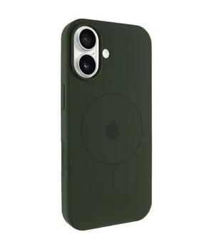Чехол Silicone Case Full Protective (AA) V2 with MagSafe для Apple iPhone 17 (6.3") Зеленый / Cyprus Green Чехол Silicone Case Full Protective (AA) V2 with MagSafe для Apple iPhone 17 (6.3") Зеленый / Cyprus Green