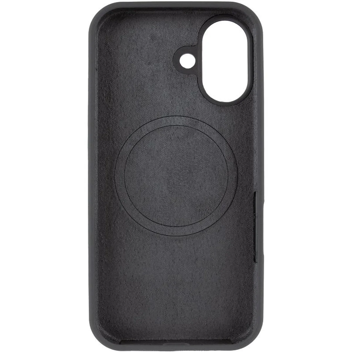 Чехол Silicone Case Full Protective (AA) V2 with MagSafe для Apple iPhone 17 (6.3") Серый / Dark Gray