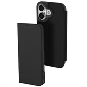 Чехол-книжка Dux Ducis с карманом для визиток для Apple iPhone 17 (6.3") Черный