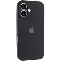 Чехол Silicone Case Full Camera Protective (AA) для Apple iPhone 17 (6.3") Черный / Black