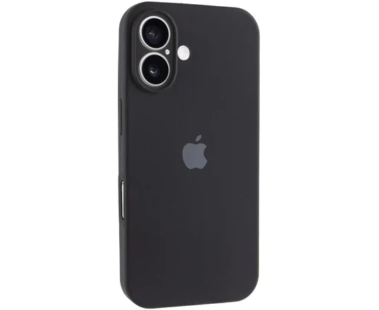 Чехол Silicone Case Full Camera Protective (AA) для Apple iPhone 17 (6.3") Черный / Black