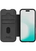 Кожаный чехол-книжка Nillkin Qin Pro Camshield для Apple iPhone 17 (6.3") Black