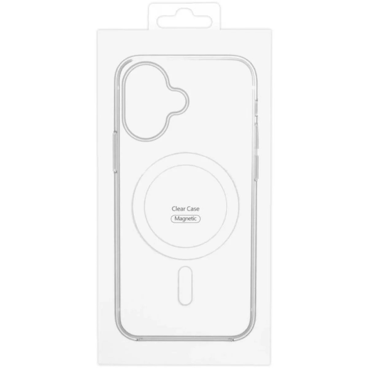 Чехол TPU Clear Case with MagSafe для Apple iPhone 17 (6.3") Clear