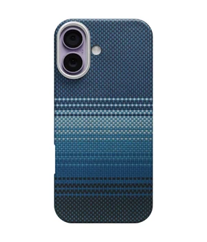 Чехол PC Carbon Protection Slim with MagSafe для Apple iPhone 17 (6.3") Blue