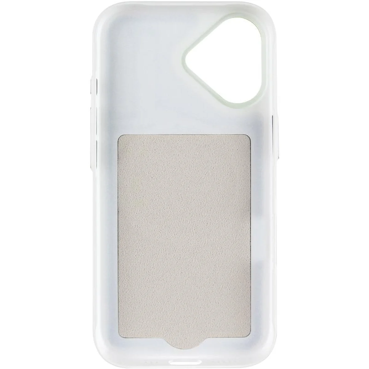 Чехол PC TechWoven Hybrid with MagSafe для Apple iPhone 17 (6.3") White / Green