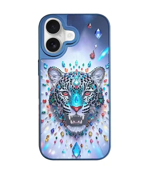 Чехол TPU+PC Crystal Hunt with MagSafe для Apple iPhone 17 (6.3") Blue