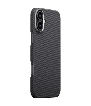 Чехол PC Carbon Protection Slim with MagSafe для Apple iPhone 17 (6.3") Black