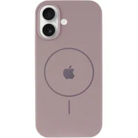 Чохол Silicone Case Full Protective (AA) V2 with MagSafe для Apple iPhone 17 (6.3") Сірий / Lavender