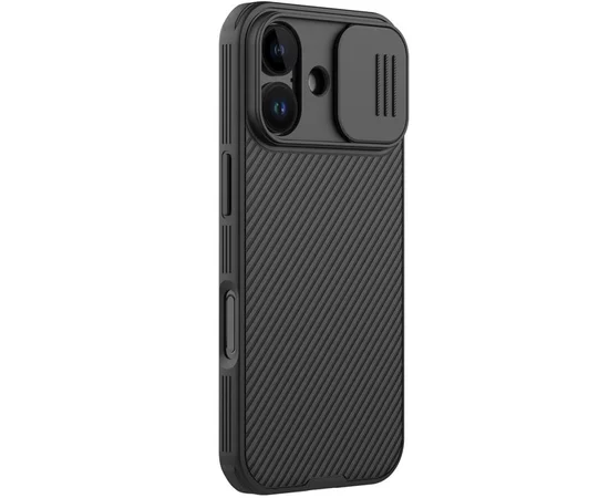 Карбоновая накладка Nillkin CamShield Pro Magnetic для Apple iPhone 17 (6.3") Black