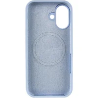 Чохол Silicone Case Full Protective (AA) V2 with MagSafe для Apple iPhone 17 (6.3") Синій / Lilac Blue
