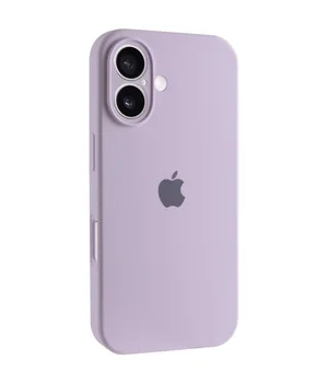 Чехол Silicone Case Full Camera Protective (AA) для Apple iPhone 17 (6.3") Сиреневый / Lilac
