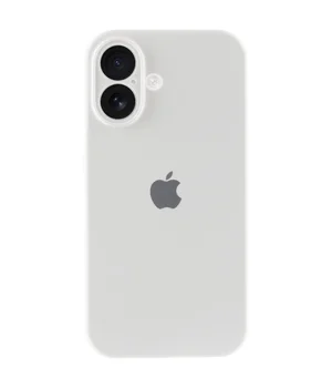 Чехол Silicone Case Full Camera Protective (AA) для Apple iPhone 17 (6.3") Белый / White