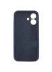 Чехол Silicone Case Full Camera Protective (AA) для Apple iPhone 17 (6.3") Темно-синий / Midnight blue
