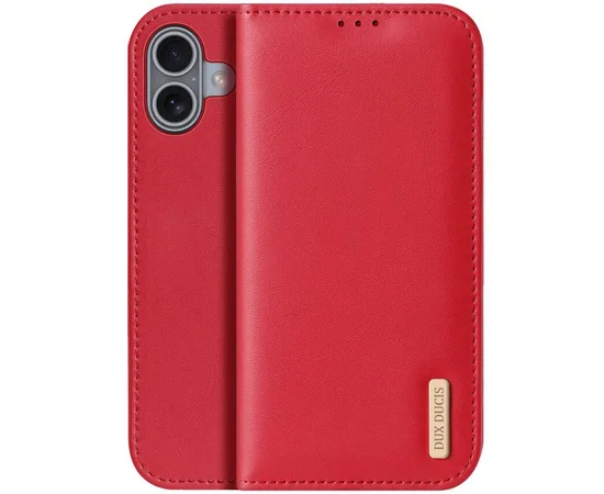 Чехол-книжка Dux Ducis Hivo для Apple iPhone 17 (6.3") Red