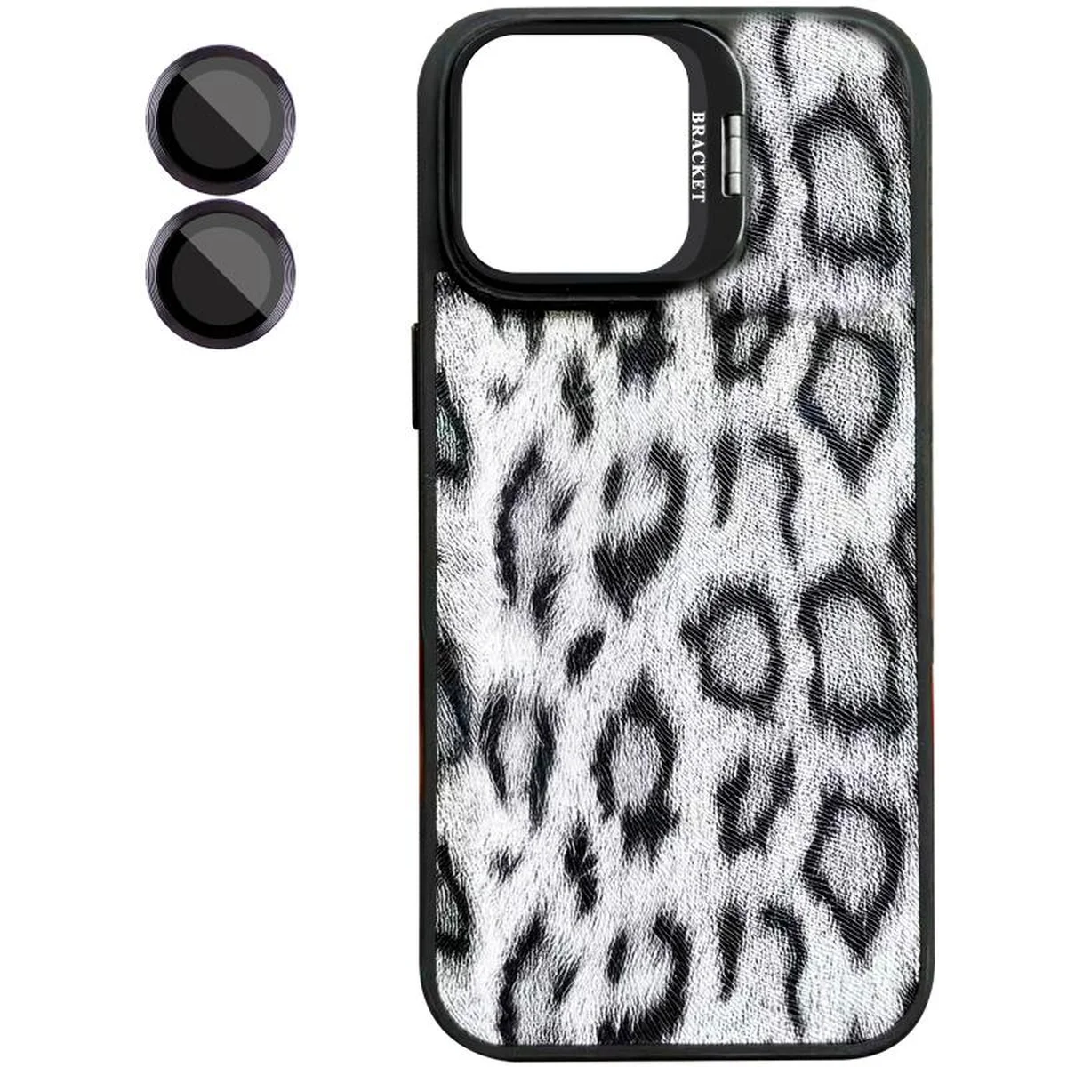 Чехол TPU+PC Wild Leopard with MagSafe and Lens для Apple iPhone 17 (6.3") Black