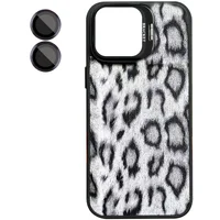 Чехол TPU+PC Wild Leopard with MagSafe and Lens для Apple iPhone 17 (6.3") Black
