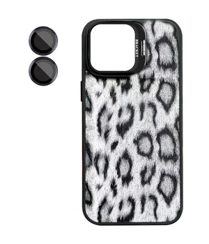 Чохол TPU+PC Wild Leopard with MagSafe and Lens для Apple iPhone 17 (6.3") Black