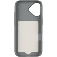 Чехол PC TechWoven Hybrid with MagSafe для Apple iPhone 17 (6.3") Grey / Black