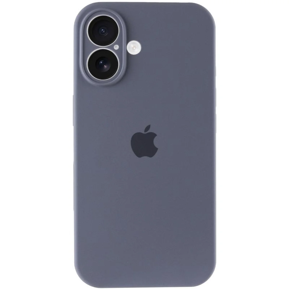 Чехол Silicone Case Full Camera Protective (AA) для Apple iPhone 17 (6.3") Серый / Lavender Gray