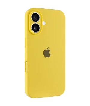 Чехол Silicone Case Full Camera Protective (AA) для Apple iPhone 17 (6.3") Желтый / Yellow