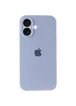 Чехол Silicone Case Full Camera Protective (AA) для Apple iPhone 17 (6.3") Голубой / Lilac Blue