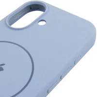 Чохол Silicone Case Full Protective (AA) V2 with MagSafe для Apple iPhone 17 (6.3") Синій / Lilac Blue
