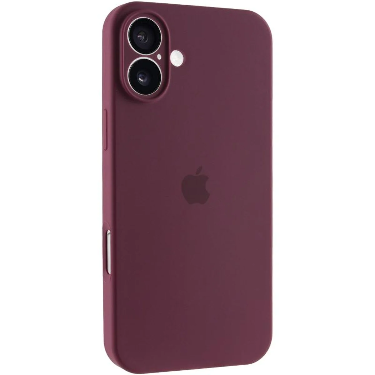 Чехол Silicone Case Full Camera Protective (AA) для Apple iPhone 17 (6.3") Бордовый / Plum
