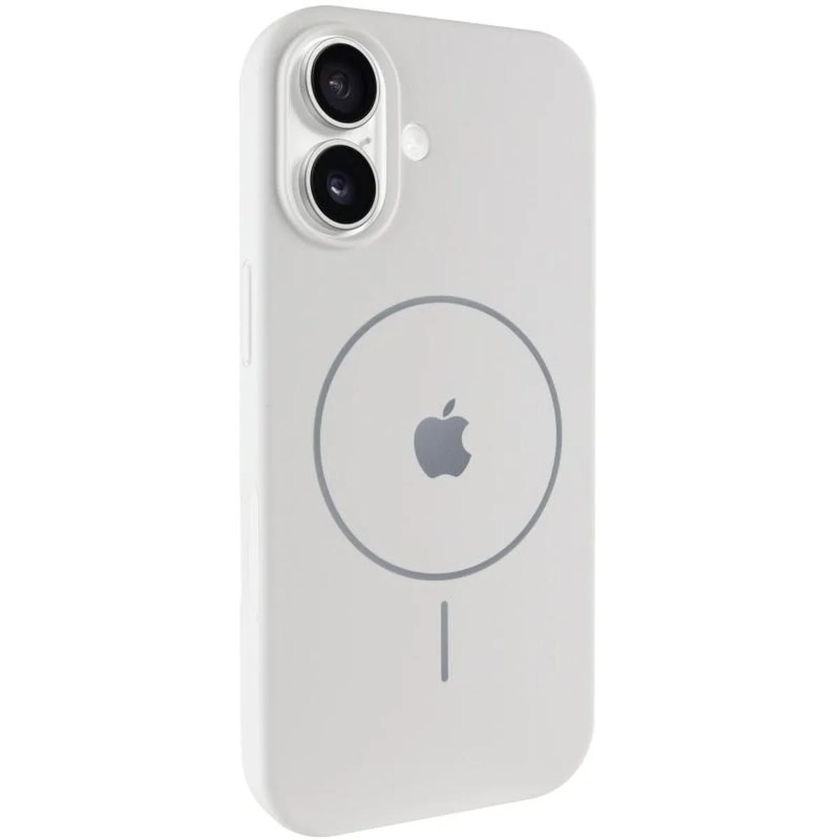 Чохол Silicone Case Full Protective (AA) V2 with MagSafe для Apple iPhone 17 (6.3") Білий / White