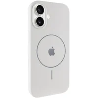 Чохол Silicone Case Full Protective (AA) V2 with MagSafe для Apple iPhone 17 (6.3") Білий / White