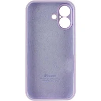 Чехол Silicone Case Full Camera Protective (AA) для Apple iPhone 17 (6.3") Сиреневый / Lilac