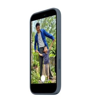 Чехол Silicone case (AAA) with Magsafe and Animation для Apple iPhone 17 (6.3") Anchor Blue