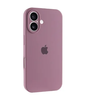 Чехол Silicone Case Full Camera Protective (AA) для Apple iPhone 17 (6.3") Лиловый / Lilac Pride