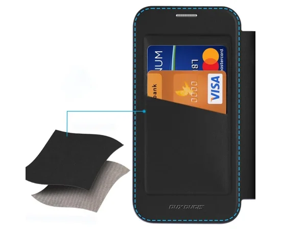 Чехол-книжка Dux Ducis Skin X Pro with MagSafe для Apple iPhone 17 (6.3") Black