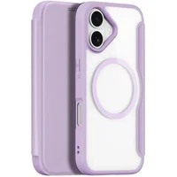 Чехол-книжка Dux Ducis Skin X Pro with MagSafe для Apple iPhone 17 (6.3") Purple Pink