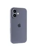 Чехол Silicone Case Full Camera Protective (AA) для Apple iPhone 17 (6.3") Серый / Lavender Gray
