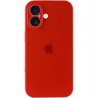 Чехол Silicone Case Full Camera Protective (AA) для Apple iPhone 17 (6.3") Красный / Red
